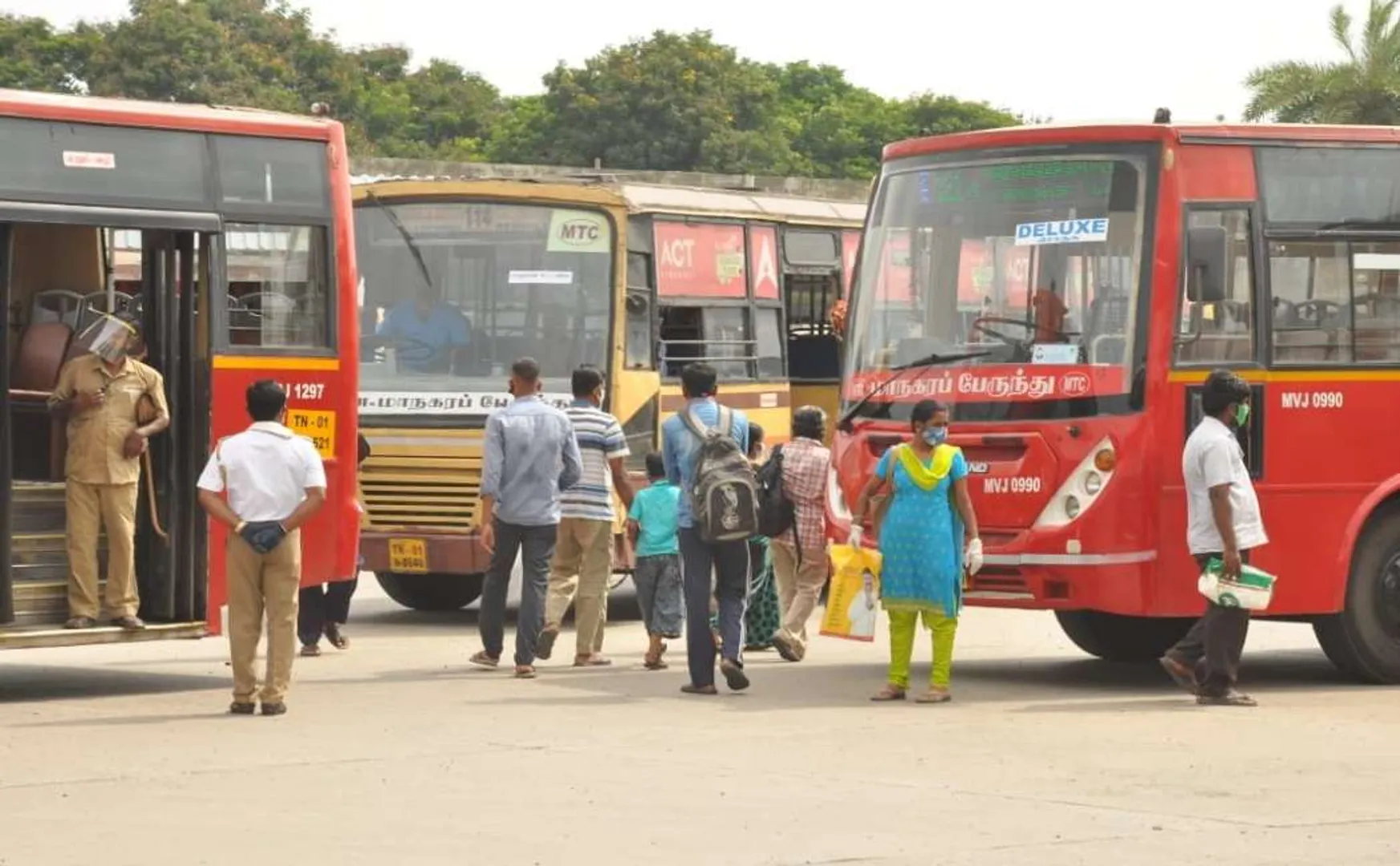 tamilnadu district to district bus service and rail service restart 